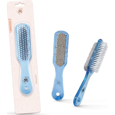 2 in 1 Perie si piatra ponce pentru picioare ,cu maner