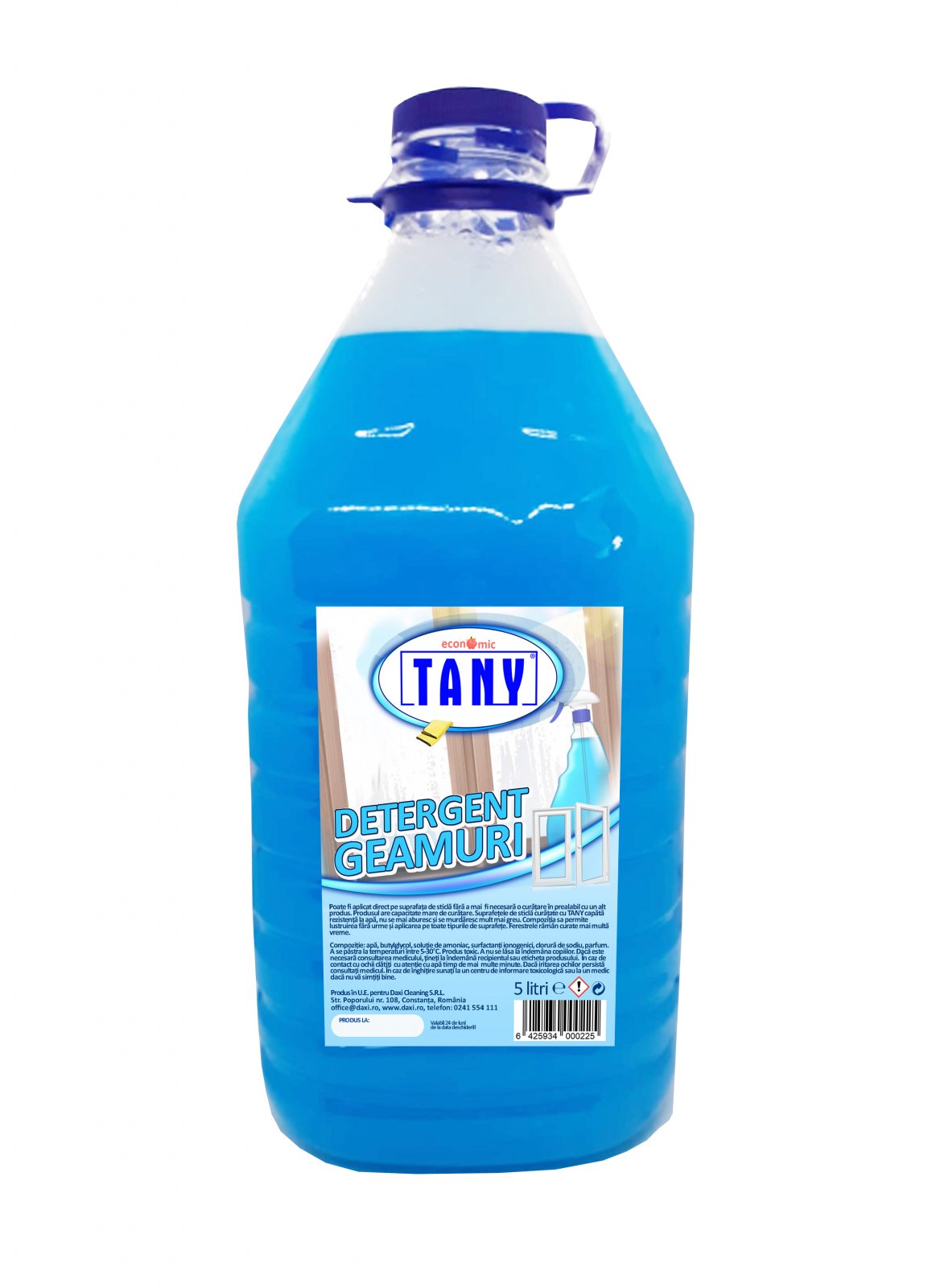 Solutie pentru curatare suprafete de sticla, 5L