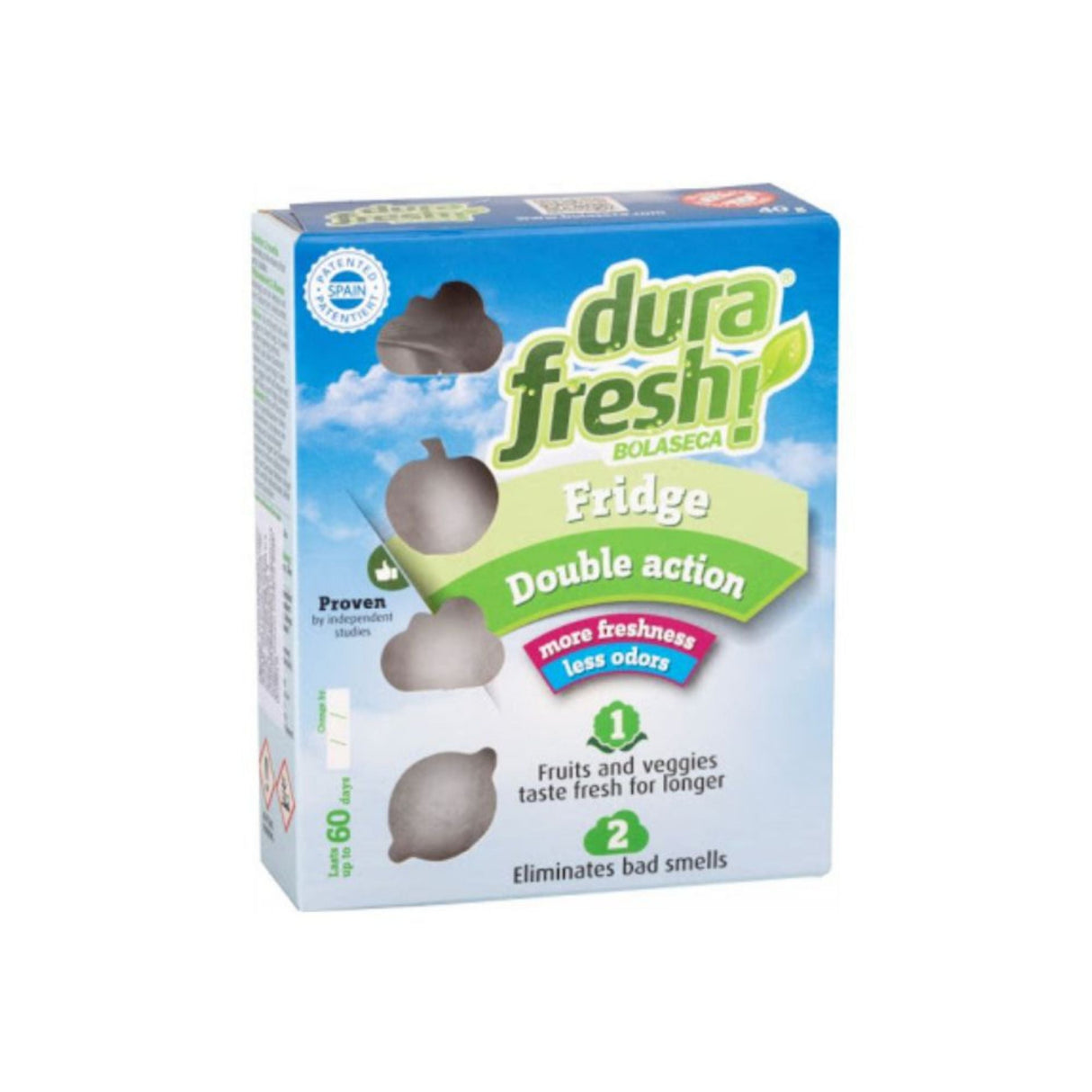 Pliculet neutralizator mirosuri neplacute si mentinere prospetime, pentru frigider, 40g