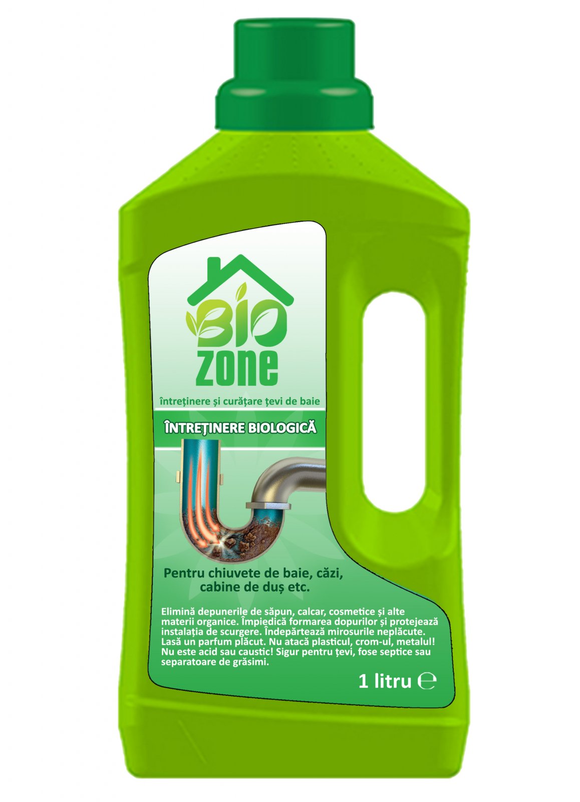 Solutie biologica pentru intretinere tevi baie, 1 L