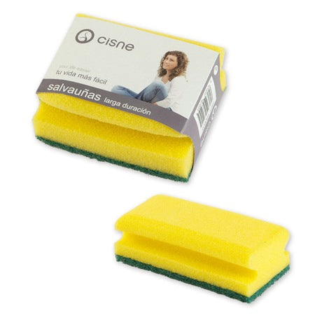 Burete pentru vase cu laveta abraziva si protectie pentru unghii