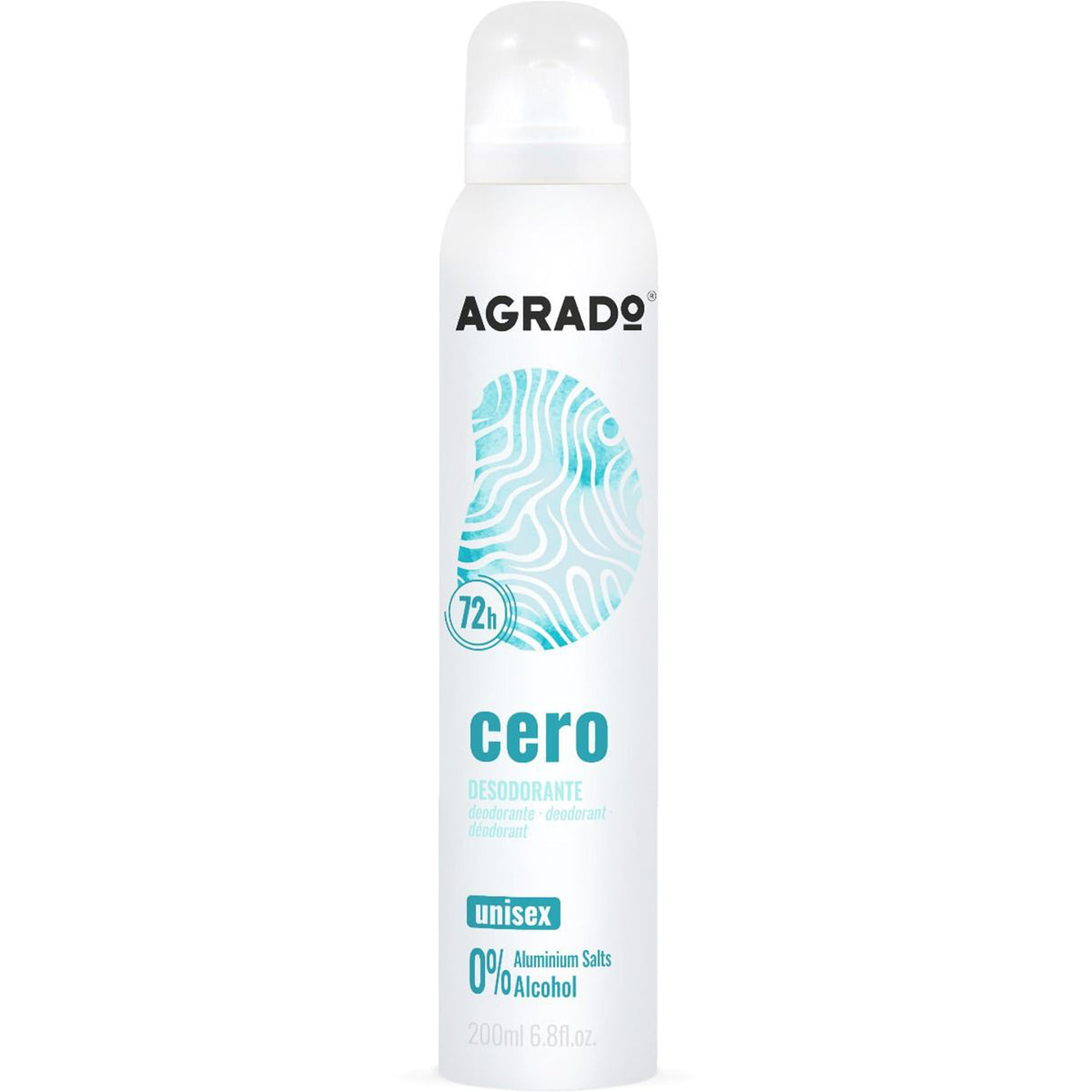 Deodorant antiperspirant Unisex Zero 200ml