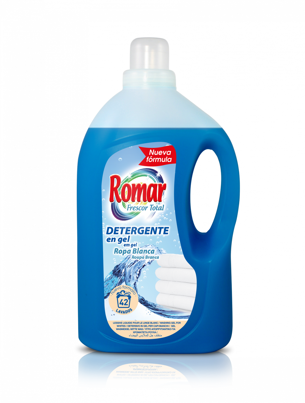 Detergent gel pentru rufe albe Total Freshness 3L