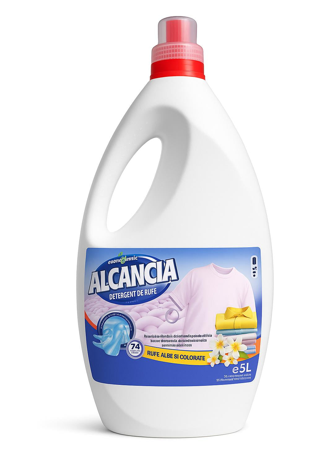 Detergent lichid de rufe albe si colorate , 74 spalari, 5L