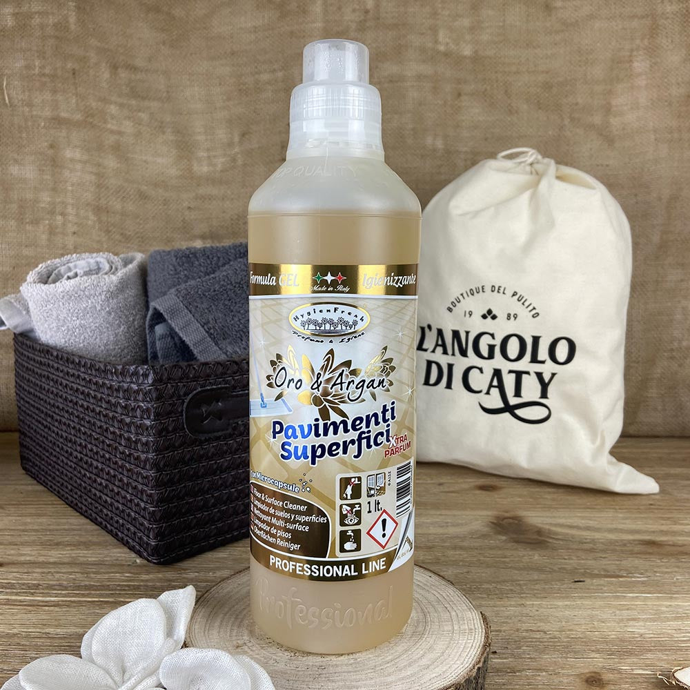 Detergent parfumat pentru pardoseli si multi-suprafete, Aur & Argan, 1l