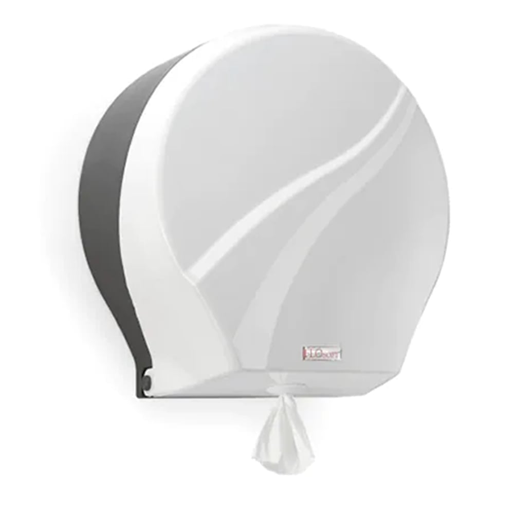 Dispenser hartie igienica, Jumbo, derulare centrala, alb