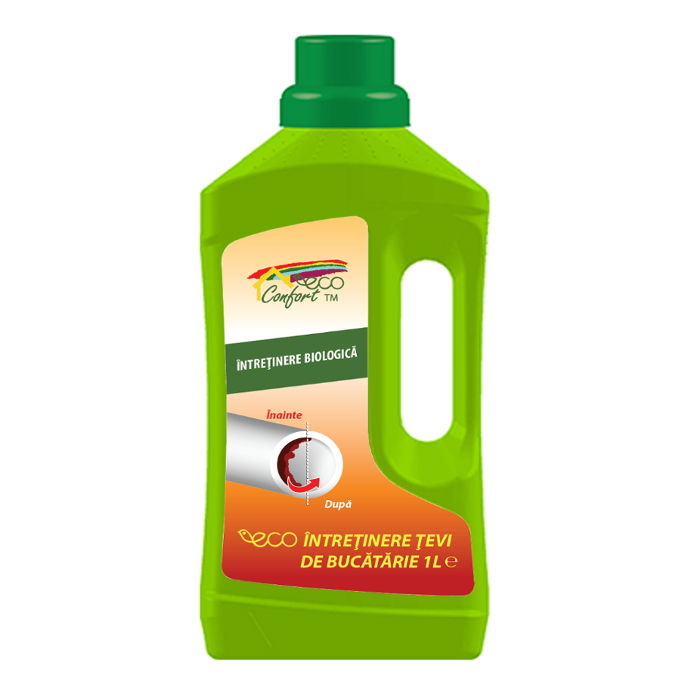 Solutie biologica pentru intretinere tevi bucatarie 1L