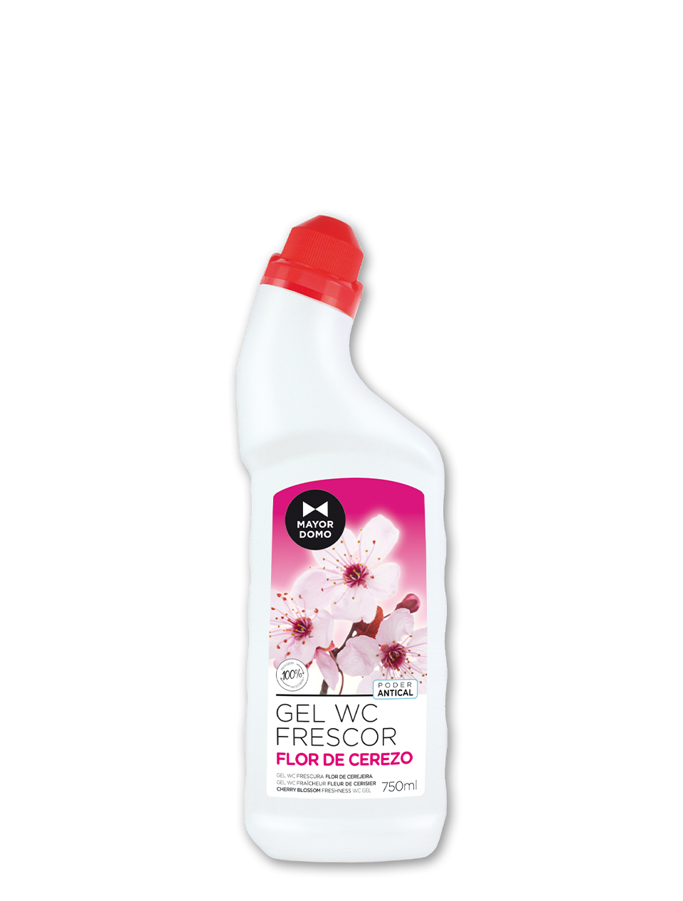 Gel curatare WC,cu flori de cires,750ml