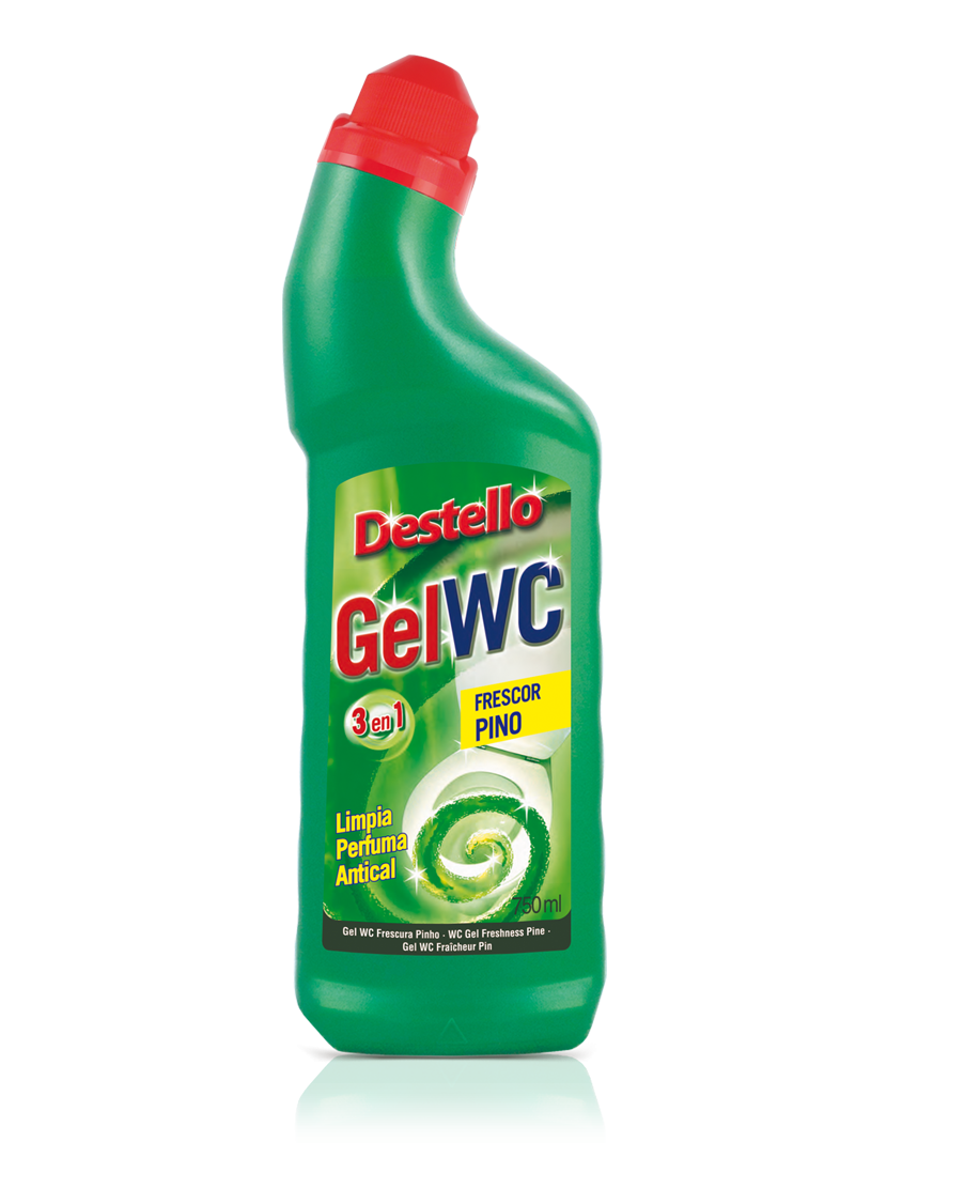 Gel pentru curatare WC Pin Fresh, 750ml, Destello