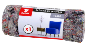 Laveta microfibra gri,pentru pardoseala ,50x58cm