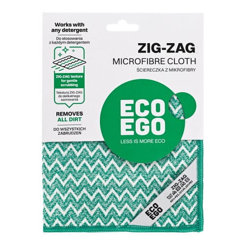 Laveta microfibra pentru bucatarie, Zig-Zag, Eco Ego