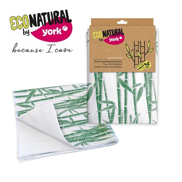 Laveta pentru podele din fibre de bambus 50x50cm Eco Natural York