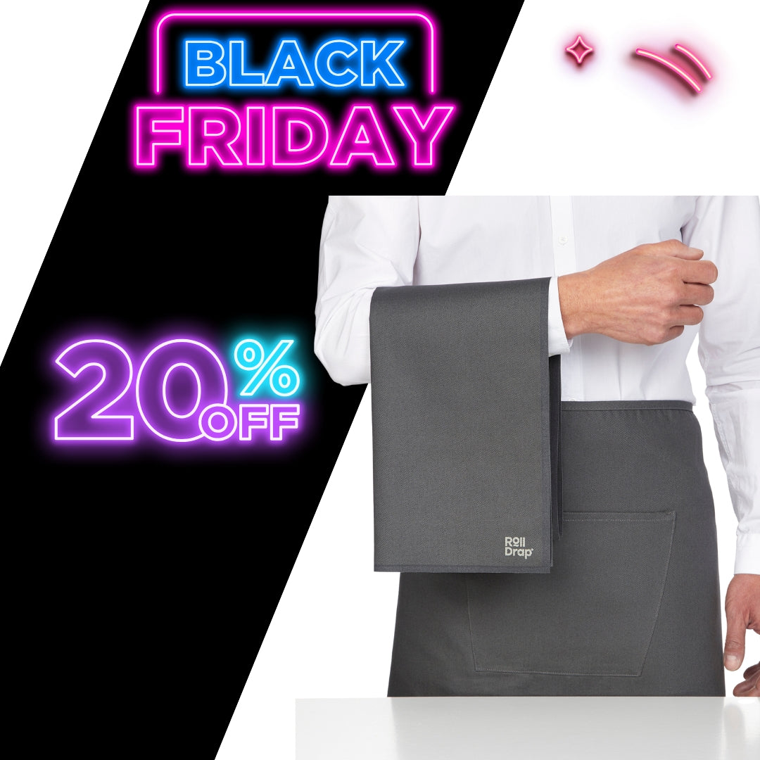 Laveta speciala de bucatarie, 100% bumbac, 40x64 cm, Gri, Roll Drap