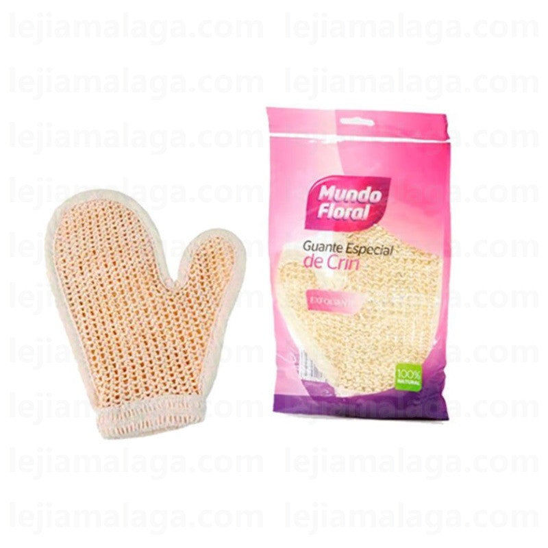 Manusa de baie Sisal, cu efect peeling,100% par de cal