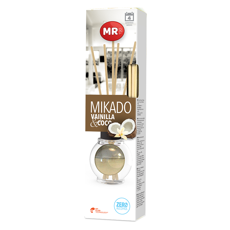 Mikado Odorizant camera cu bete de ratan-Vanilie si cocos 20ml