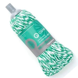 Mop umed de microfibra,alb-verde 150g