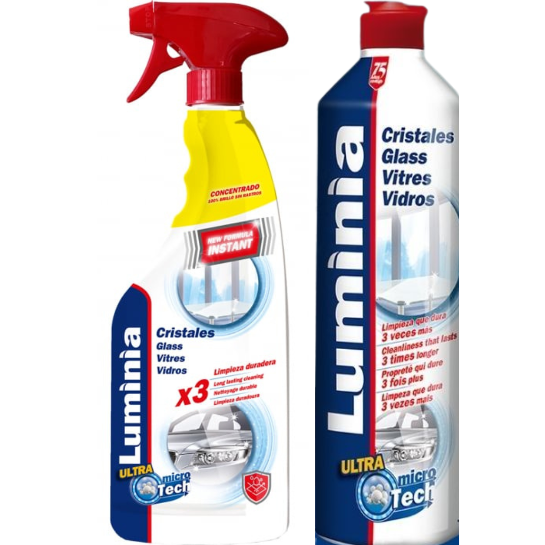 LUMINIA Set Promo tratament pentru suprafete din sticla 750ML+750ML