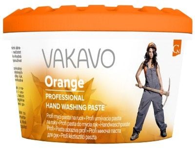 Pasta industriala pentru maini cu glucosid,VAKAVO ORANGE 600g