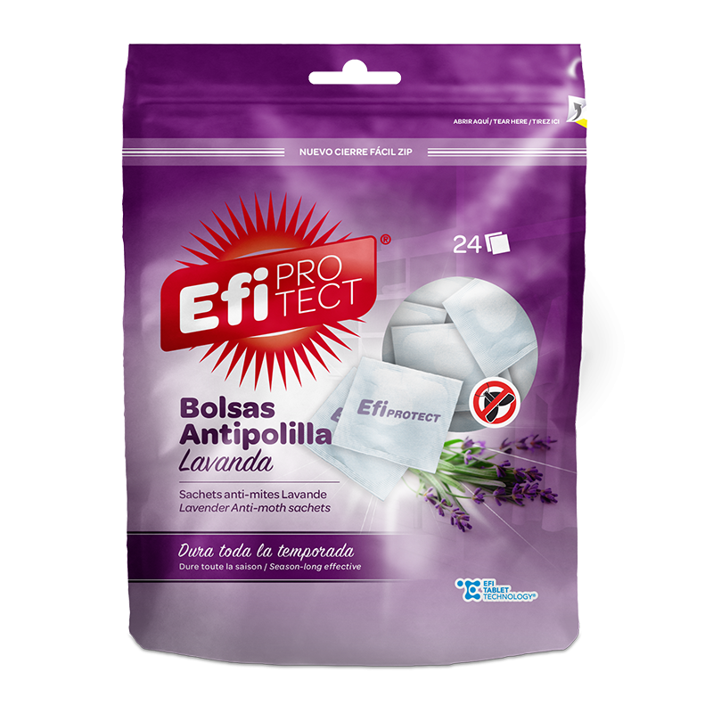 Pliculete antimolii cu parfum de lavanda, 24 buc/set