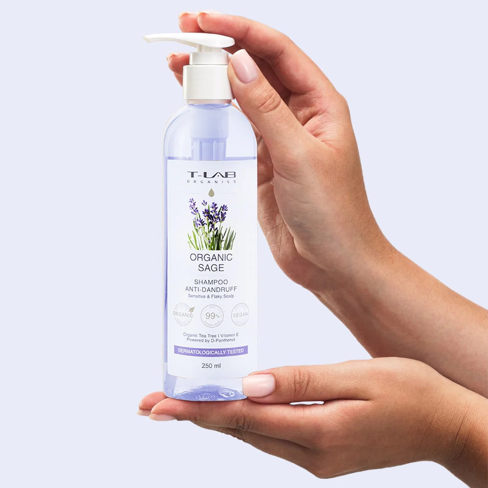 Set ingrijire par Sampon 250ml+Masca 250ml anti-matreata ,cu extract de salvie pentru scalp sensibil