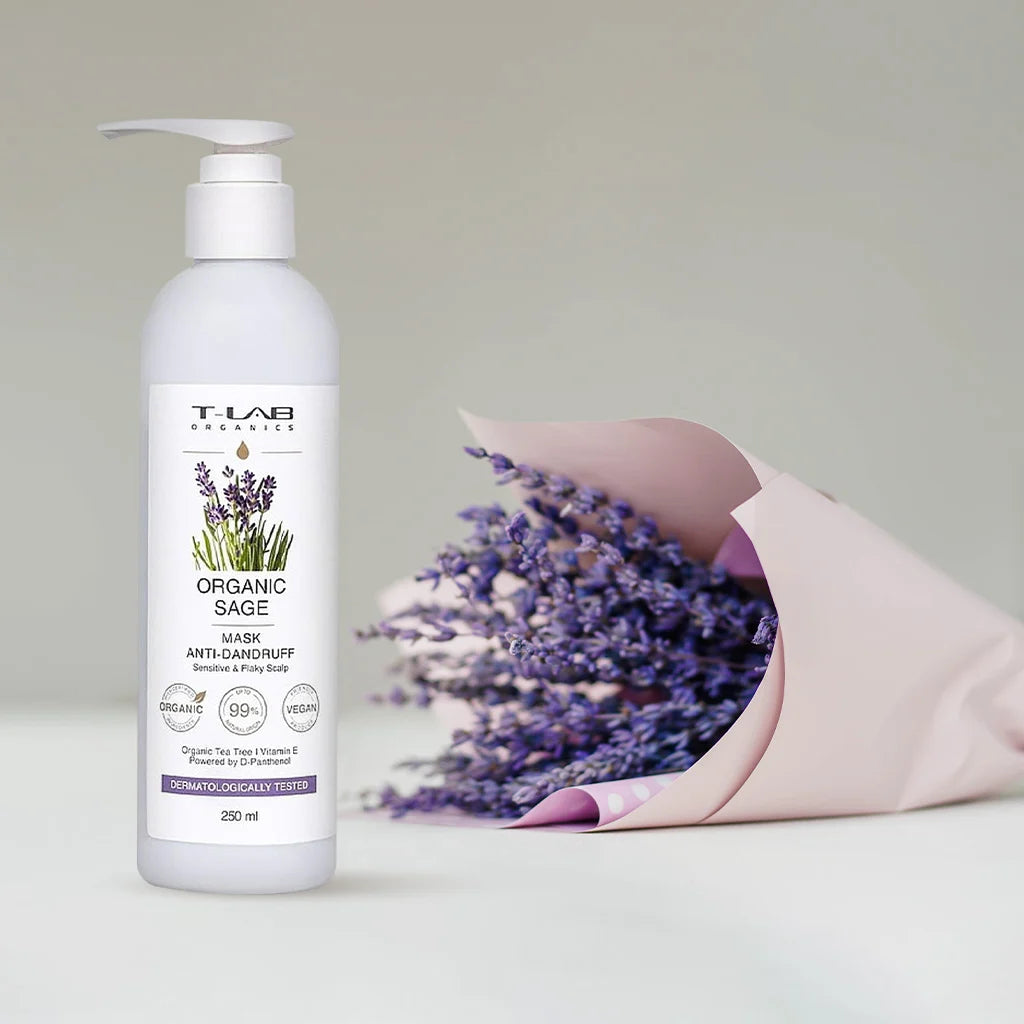 Set ingrijire par Sampon 250ml+Masca 250ml anti-matreata ,cu extract de salvie pentru scalp sensibil