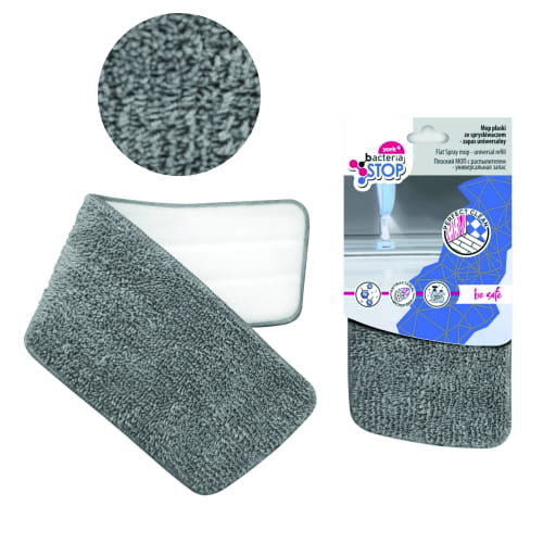 Rezerva mop plat cu pulverizator Bacteria Stop