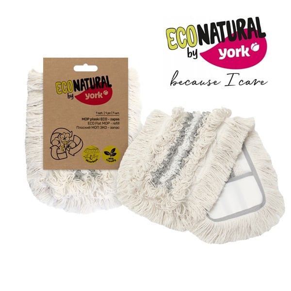Rezerva mop plat din bumbac 100% Eco Natural