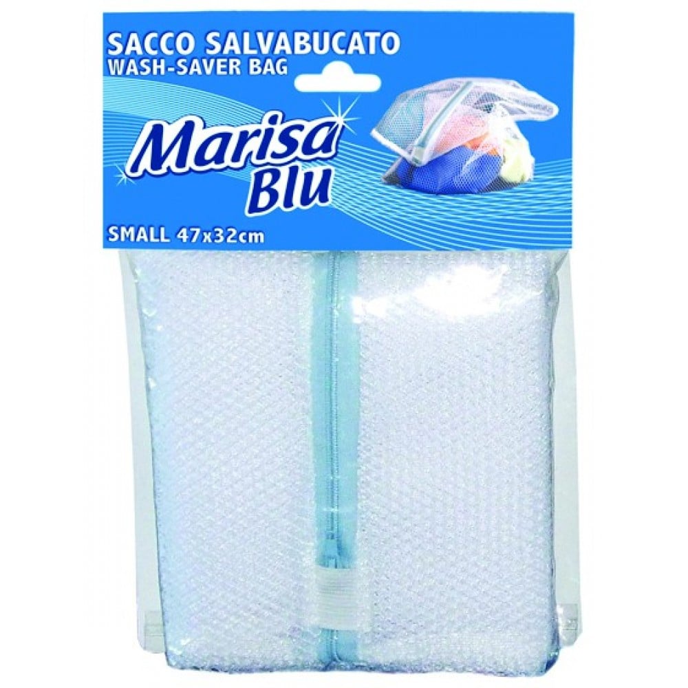 Saculet pentru spalare si protectie rufe delicate, alb 47 X 32cm