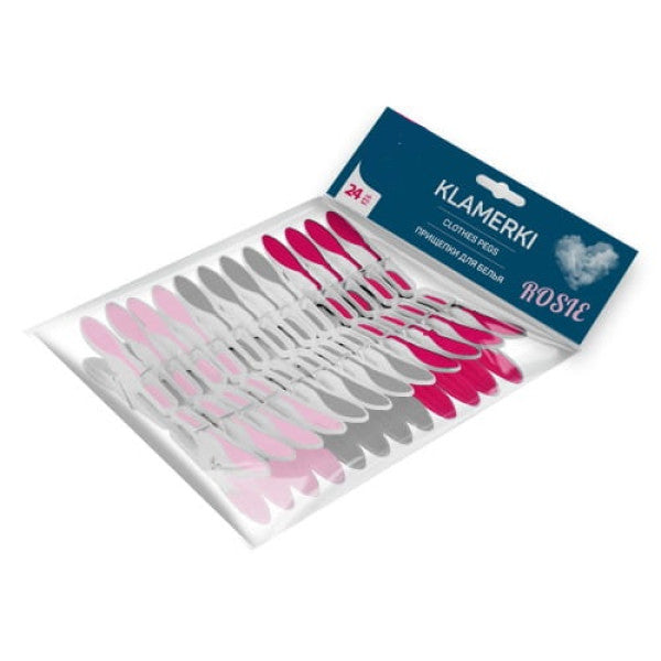 Set 24 carlige pentru rufe, Rosie
