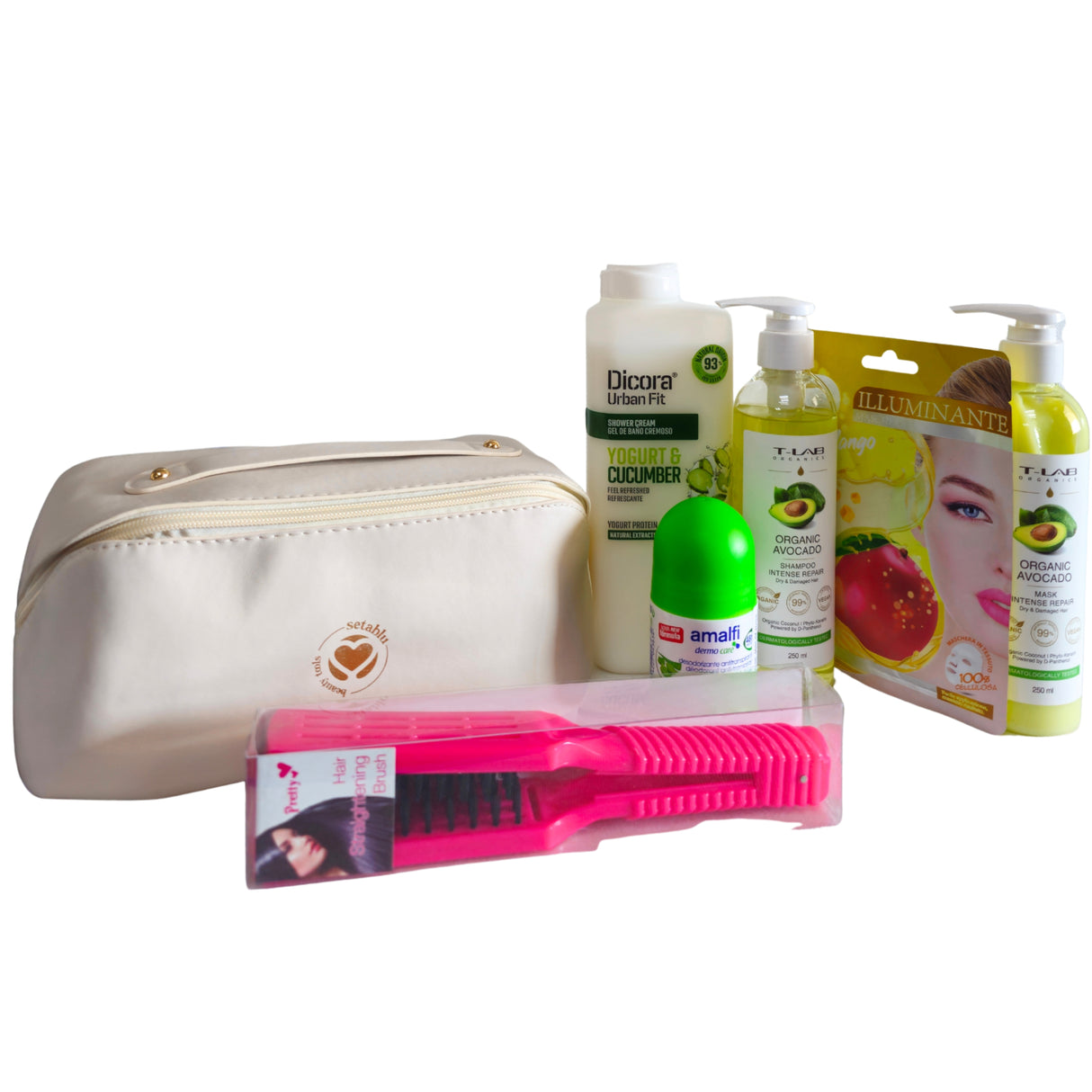 Set cadou borseta dama alba nr. 17