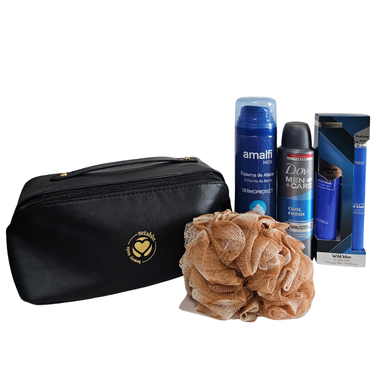 Set cadou borseta pentru barbati neagra nr. 4