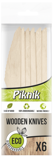 Set ECO Picnic biodegradabil 6 cutite