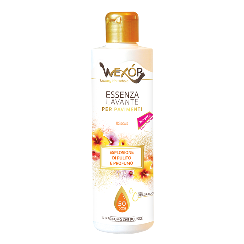 Solutie concentrata pentru pardoseli, puternic parfumata Ibiscus,235ml