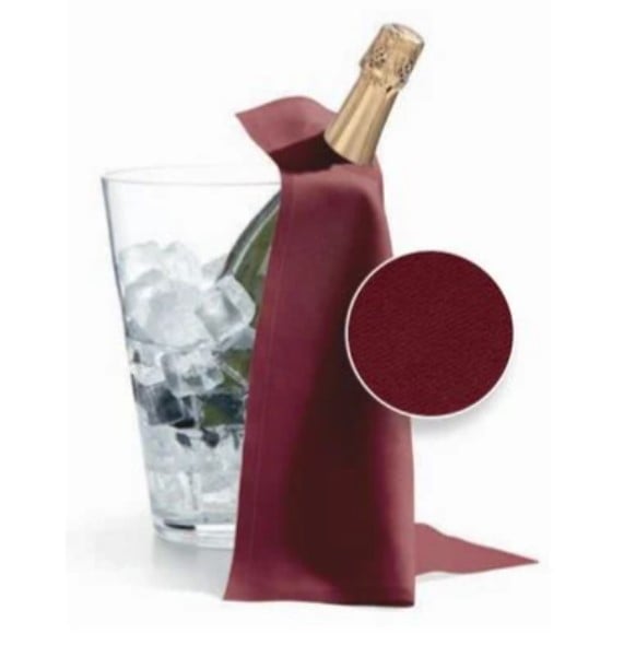 Suport din bumbac pentru sticle de vin 40x40, 12 buc, Burgundy