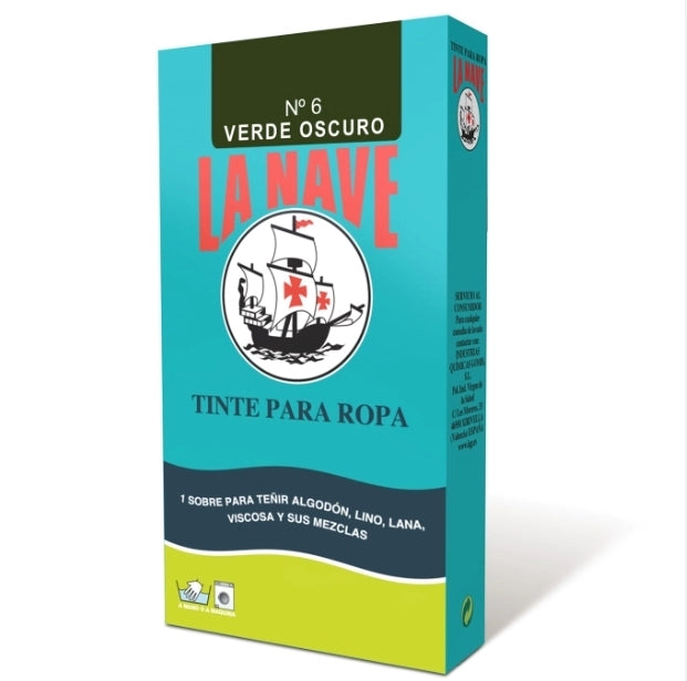 Vopsea pentru materiale textile, La Nave, Verde inchis 20 g