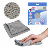 Laveta microfibra universala, Bacteria Stop, gri, 35x35cm