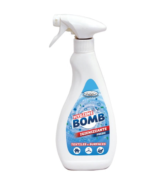 Spray igienizant parfumat pentru ambient si tesaturi Bomb Fresh 500ml