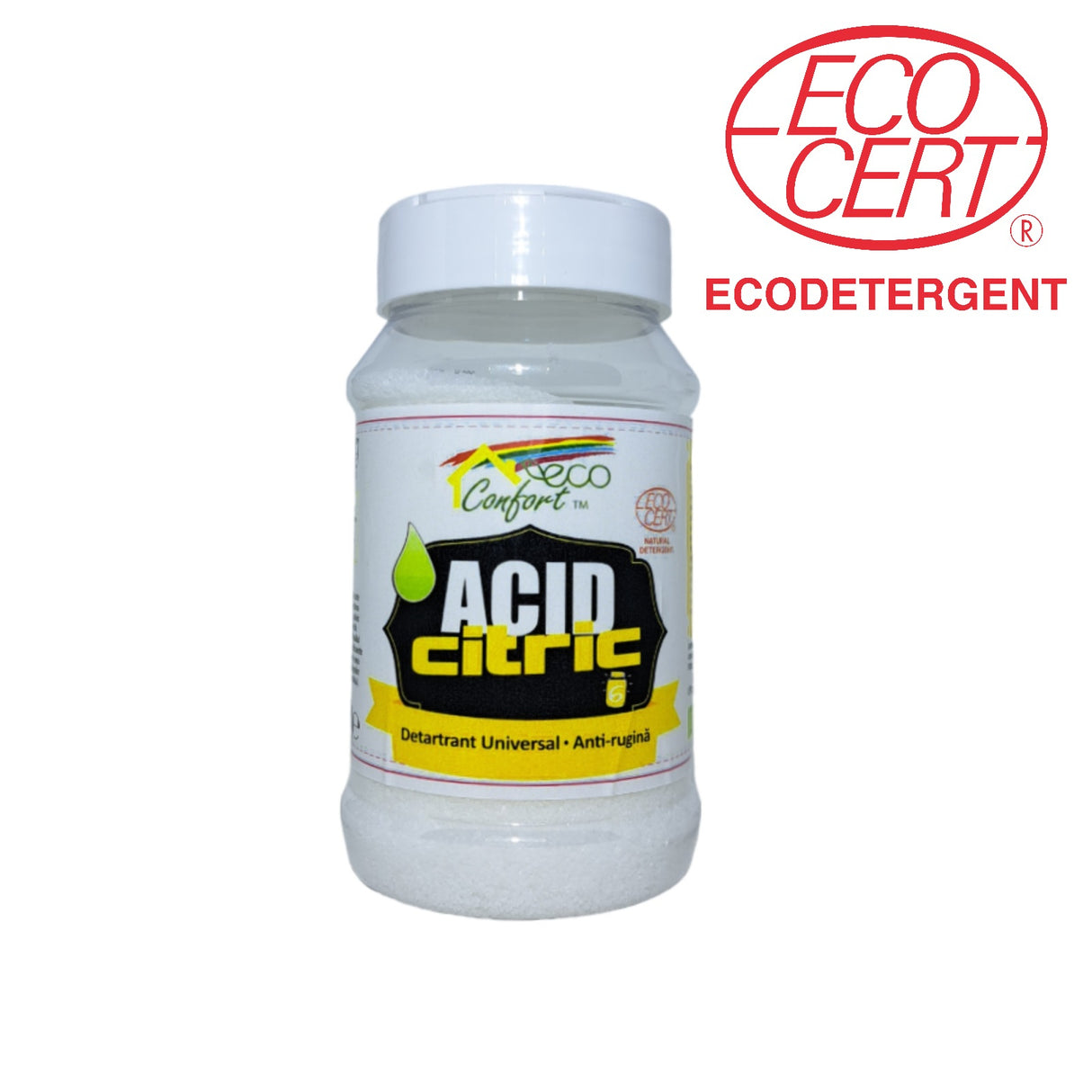 Acid citric pudra, pentru detartrare suprafete, cu efect anticalcar si antirugina, 480g