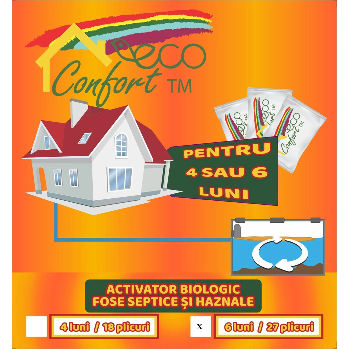 Activator biologic pentru fose septice,27 doze, tratament 6 luni