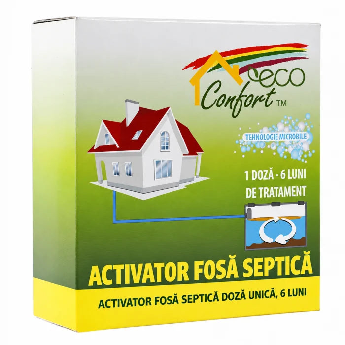 Activator pentru fose septice, doză unică, tratament 6 luni, 500 g
