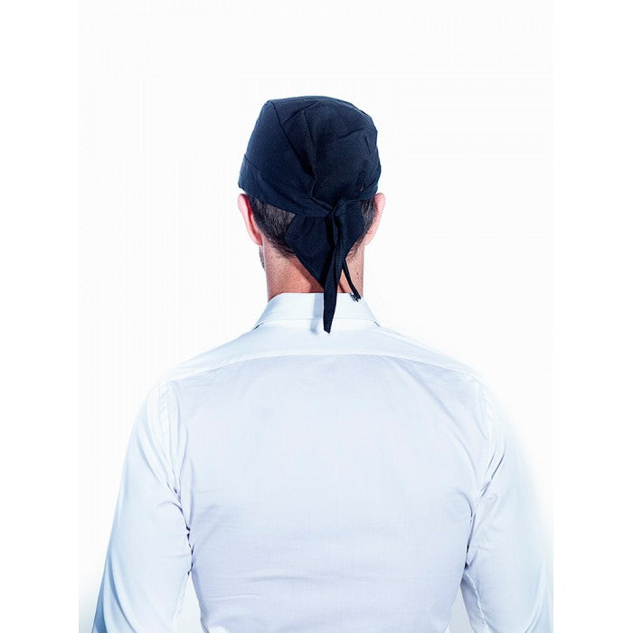 Bandana bucatar reglabila tip pirat neagra