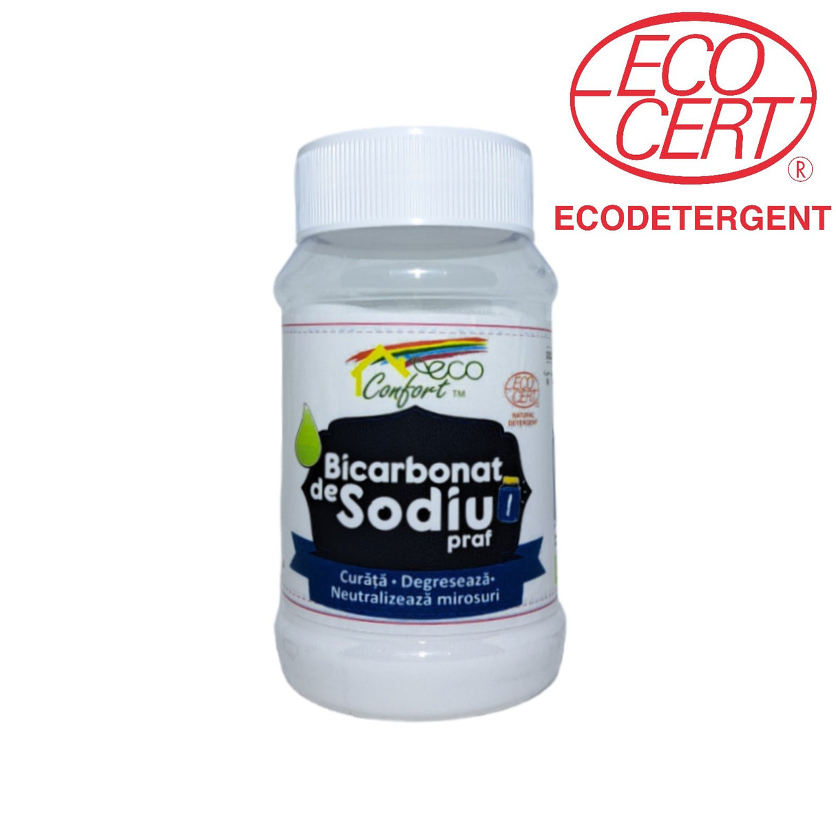 Bicarbonat de sodiu praf, pentru neutralizare mirosuri neplacute, curatare si degresare multisuprafete, 500g