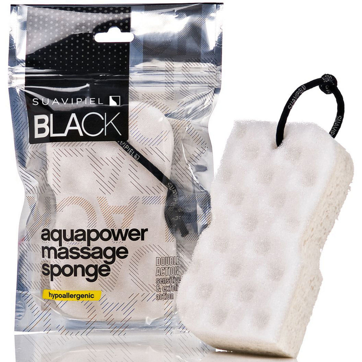 Burete clasic pentru baie Aquapower Black