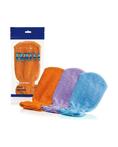 Burete pentru baie din microfibra pentru piele sensibila,Active MITT