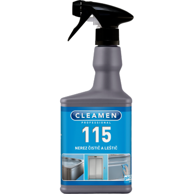 CLEAMEN 115 soluție de curățare și lustruire pentru oțel inoxidabil 550ml