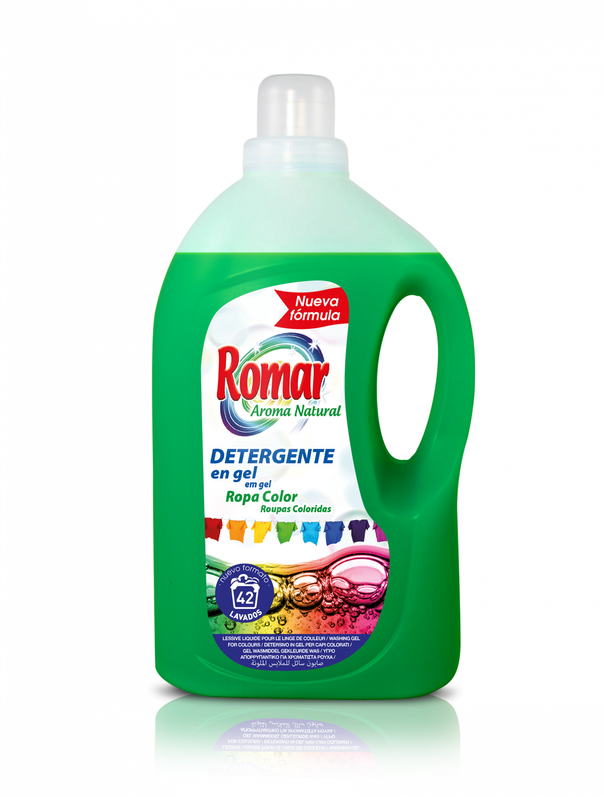 Detergent gel pentru rufe colorate Natural Aroma, 3L