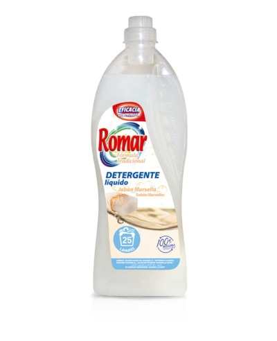 Detergent lichid pentru rufe albe si colorate, cu Sapun Marsella, 1.5L