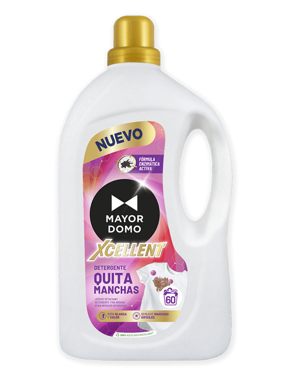 Detergent lichid enzimatic pentru îndepărtarea petelor, 3L