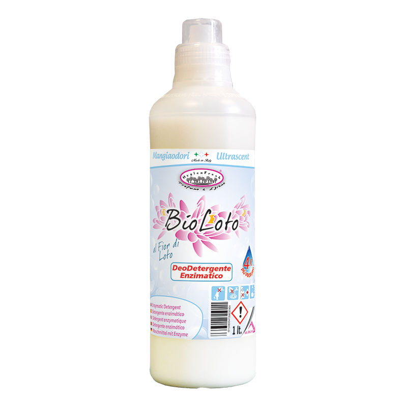 Detergent parfumat multi-enzimatic, Bio Floare de Lotus, 1l