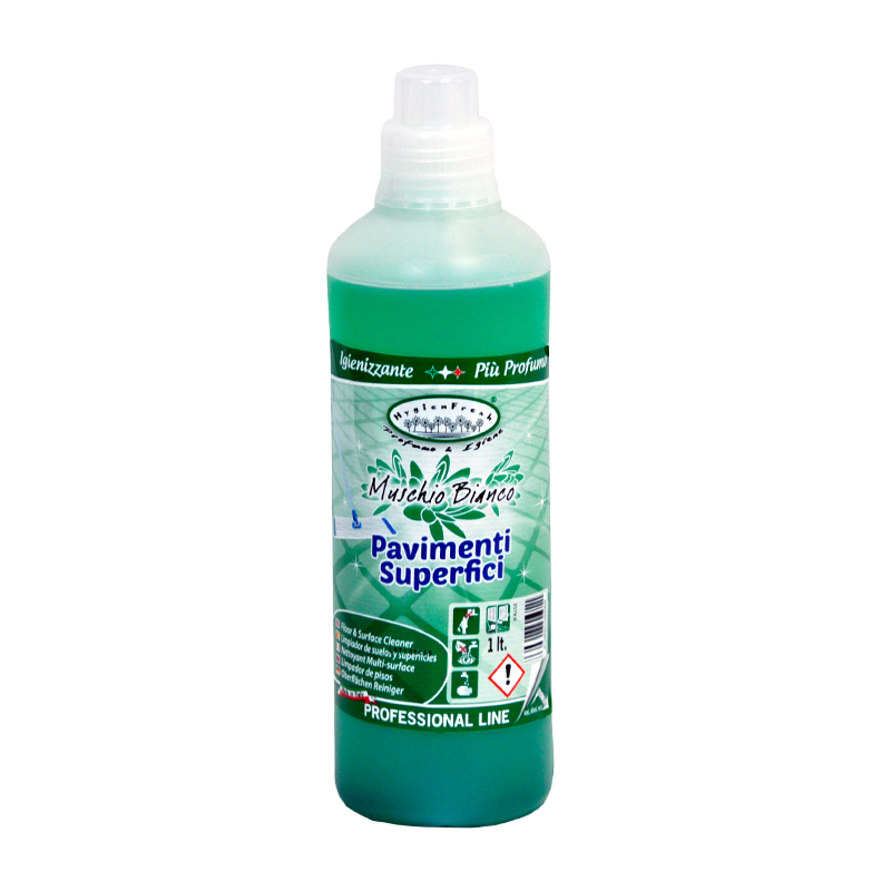 Detergent concentrat pentru pardoseli,parfum Mosc Alb,1L